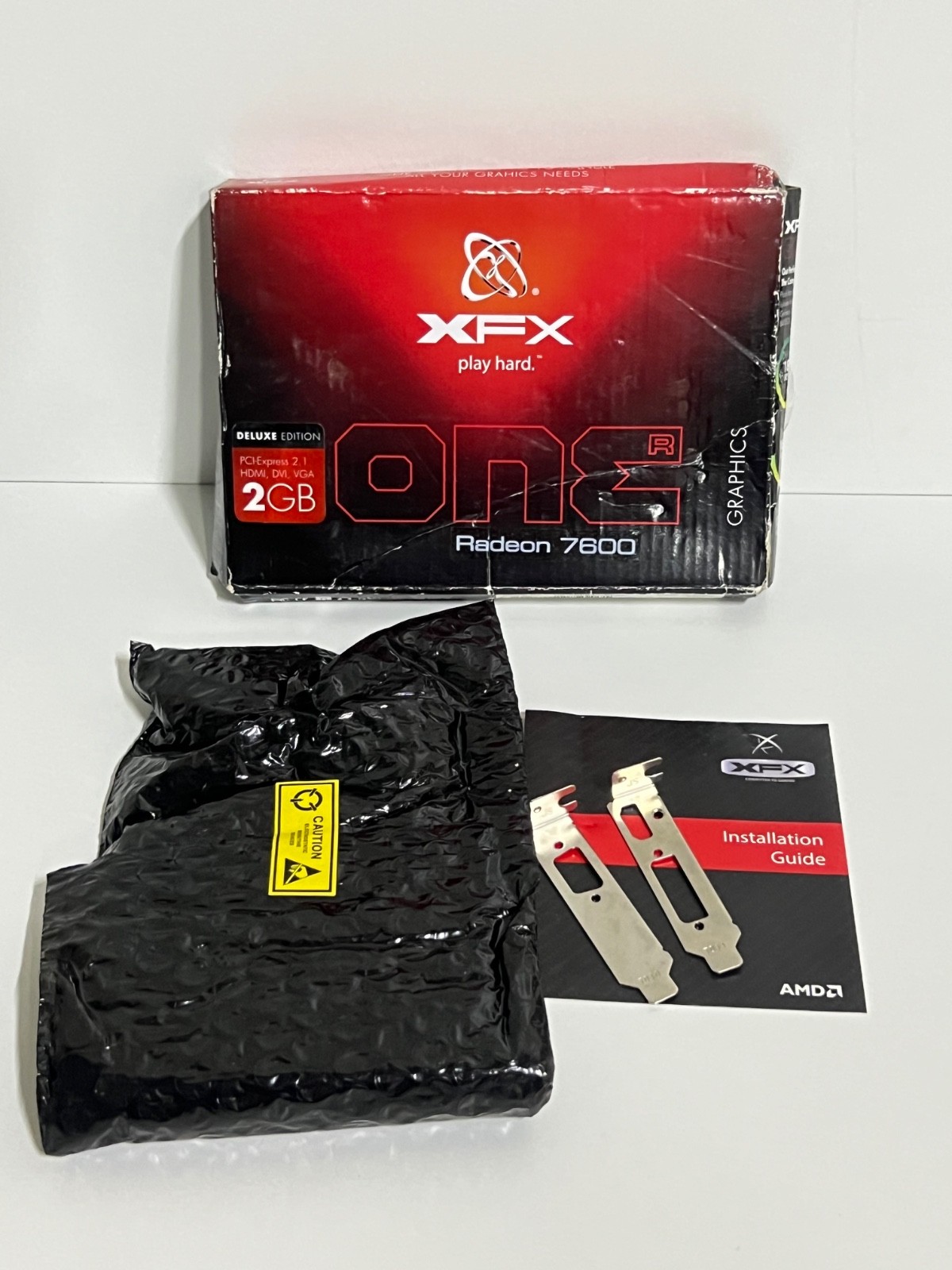 XFX Radeon 7600 ON-XFX1-DLX2 XFX ONE 2GB DDR3 HDMI DVI VGA PCI-E