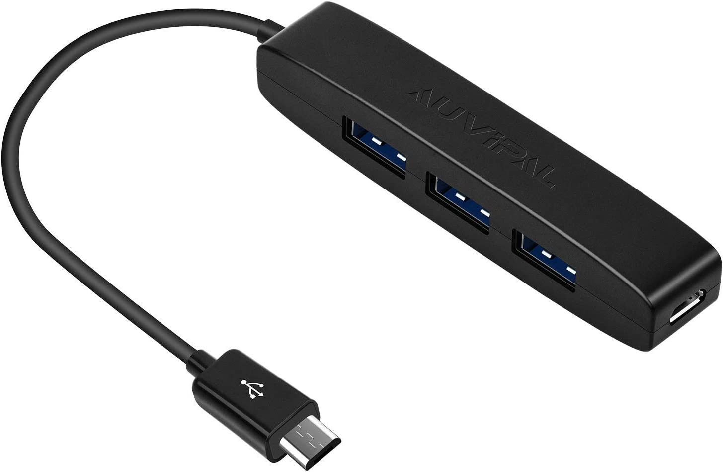 3-Port Micro USB OTG Hub Adapter for Fire Stick 4K, Playstation Classic