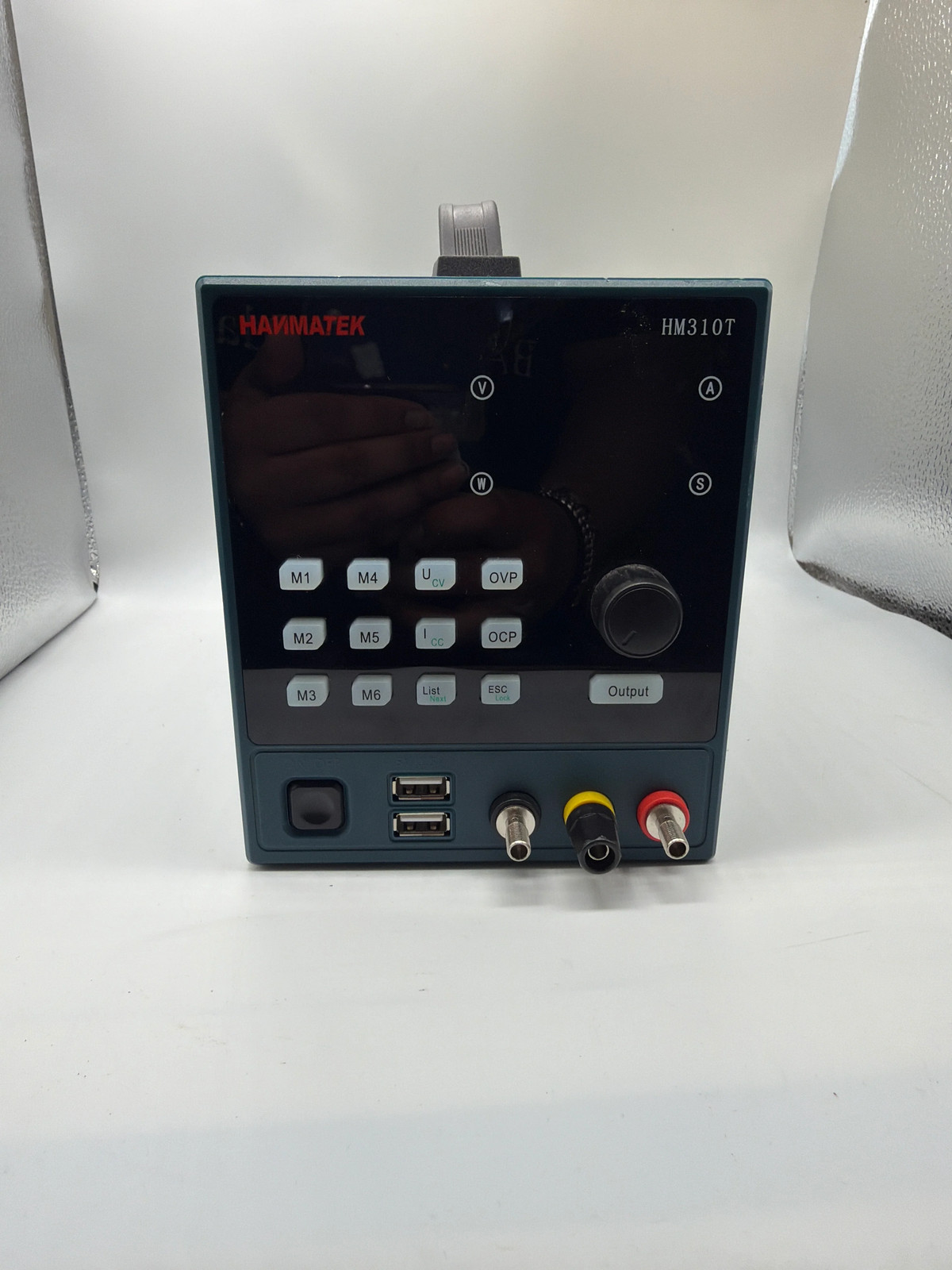 HANMATEK HM310-T Digital Bench Power Supply – Black – Used – Working