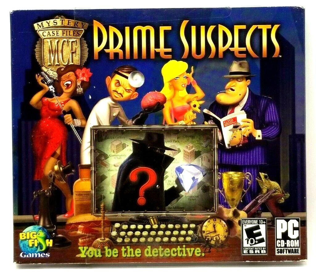 Mystery Case Files: Prime Suspects (PC CD), , CD-ROM You Be The Detective