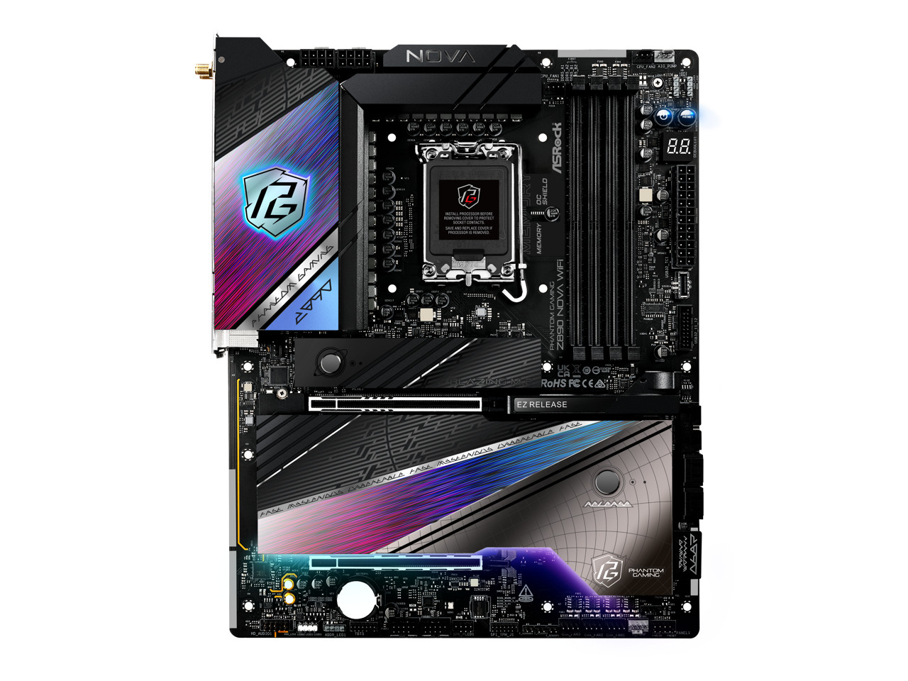 ASRock Z890 Nova WiFi LGA 1851 Intel Z890 ATX Motherboard