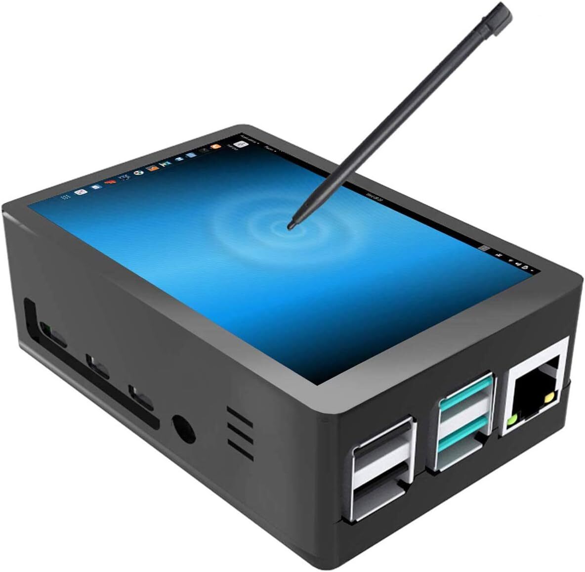3.5 Inch Raspberry Pi 4 Touch Screen Monitor with Cooling Fan and Case