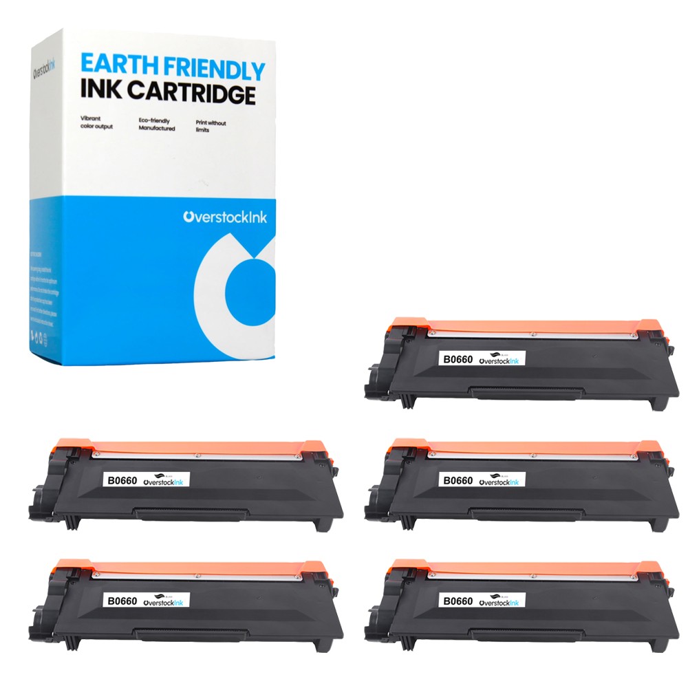 5-Pack OSI Compatible TN660 Cartridges fits Brother MFC-L2700DW L2703DW L2705DW