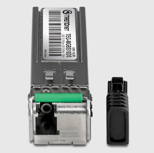 TRENDnet TEG-MGBS10D5 Compatible 1000BASE-BX BiDi SFP 1550/1310nm-RX 10km - 4839