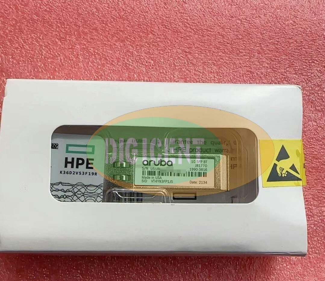 HPE Aruba J8177D 1G SFP BT RJ45 Port Transceiver  p/n 1990-3816 CAT5E XCVR