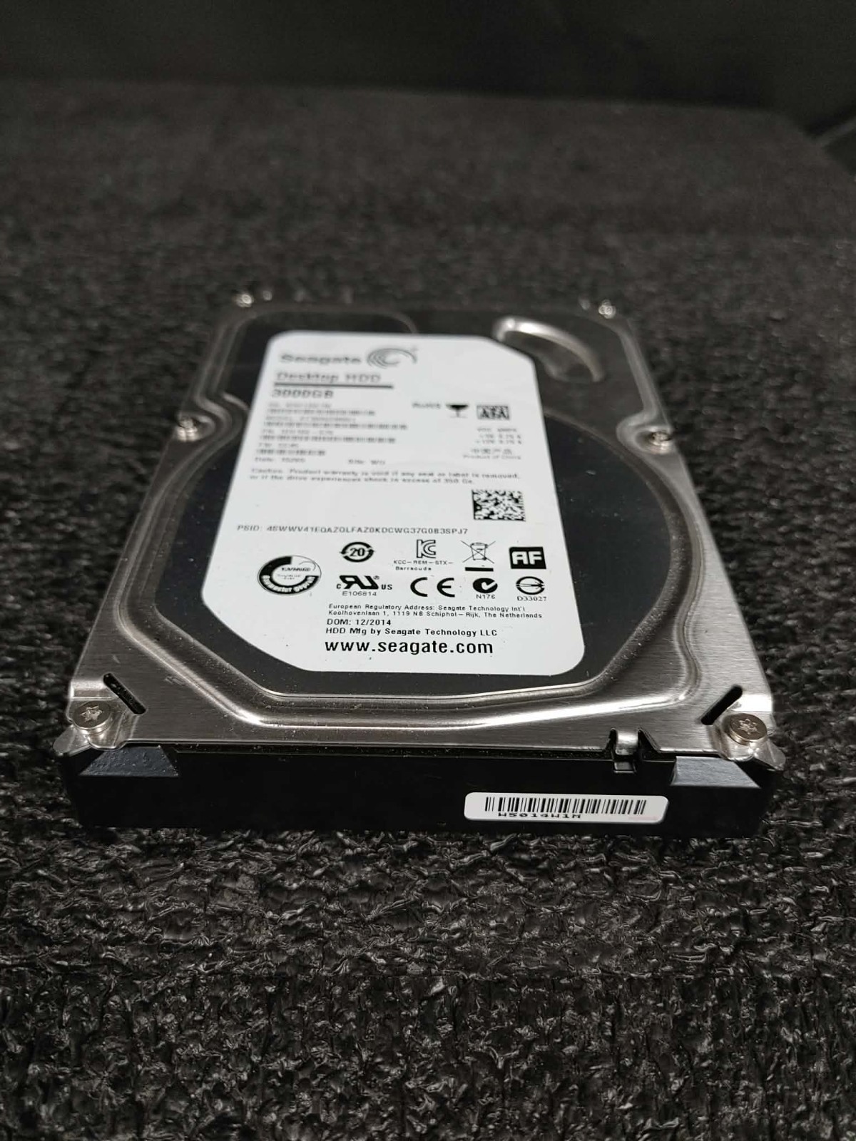 Seagate 1ER166-570 ST3000DM001 3TB 7.2K RPM 64MB FW CC45 DC 15265 SATA 3.5" HDD