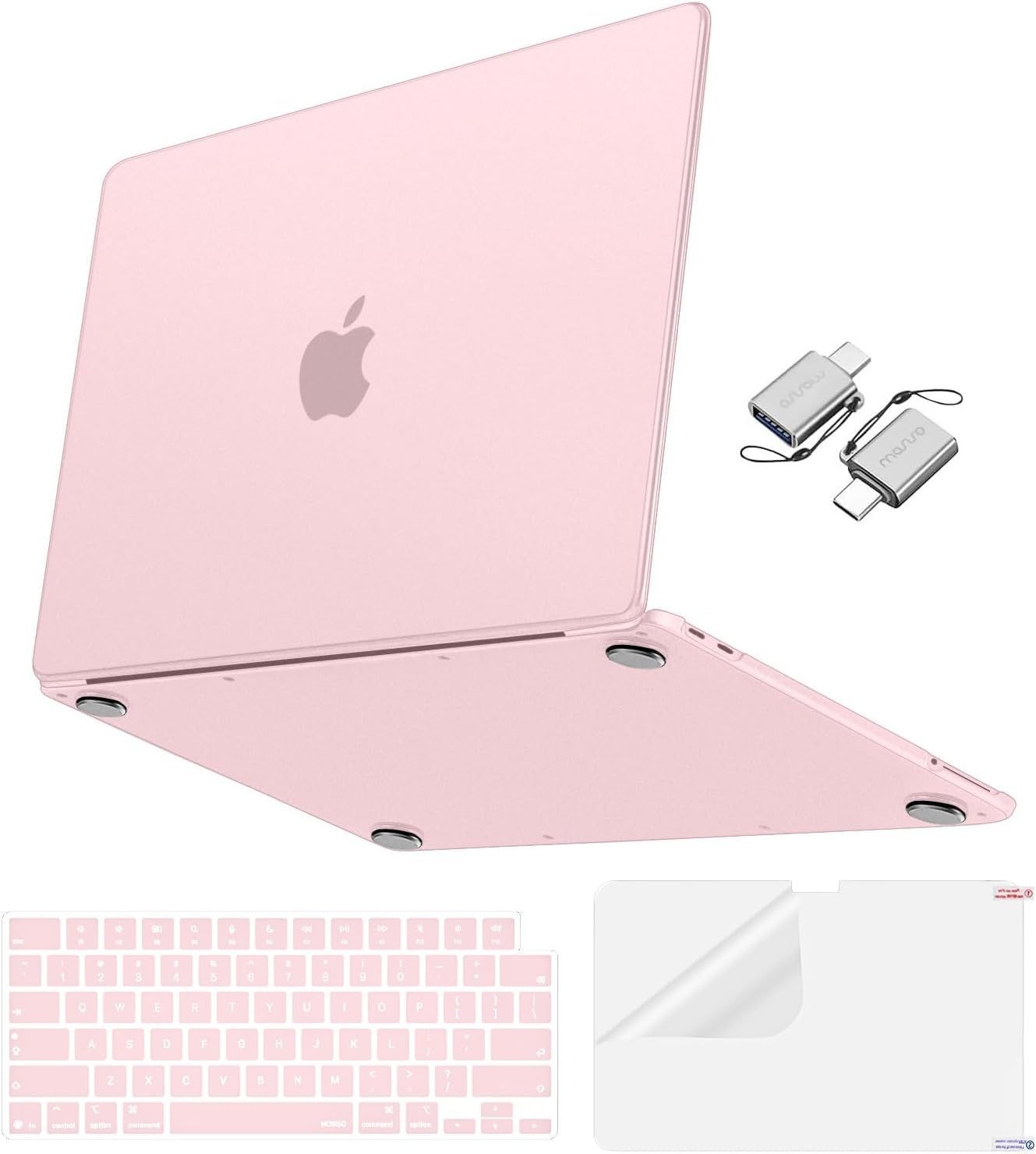 Clear Matte Case for MacBook Neo 13 inch 2026 Release Model A3404, Blush