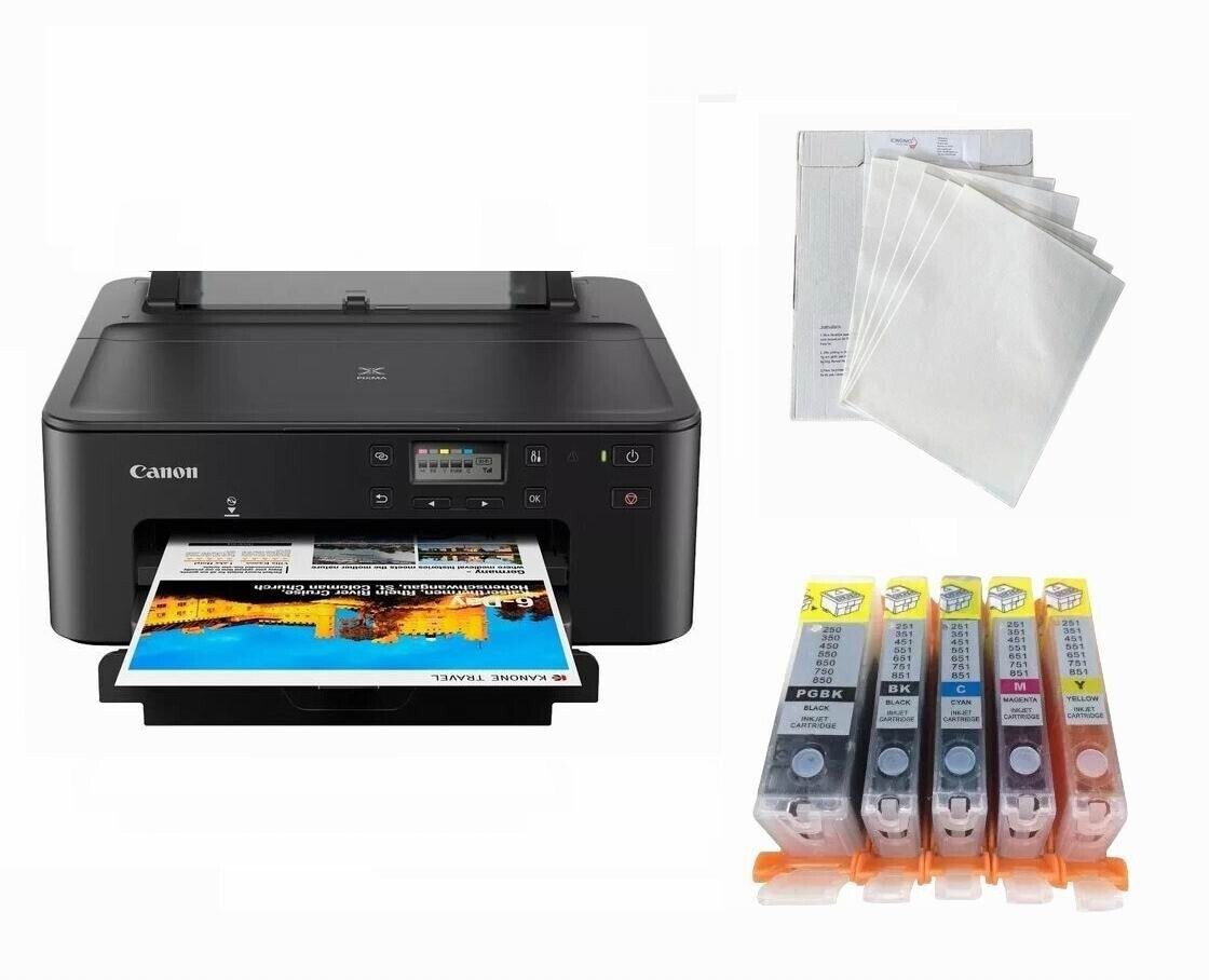 Cake Topper Image Printing with Ink Cartridge Sugar Sheets Edible Printer Bundle