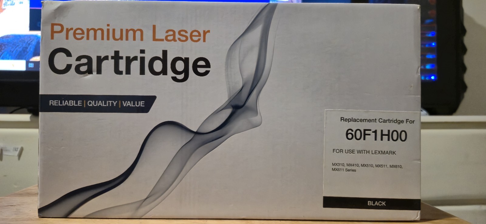 Lexmark 601H High Yield Laser Toner Cartridge - Black (60F1H00)