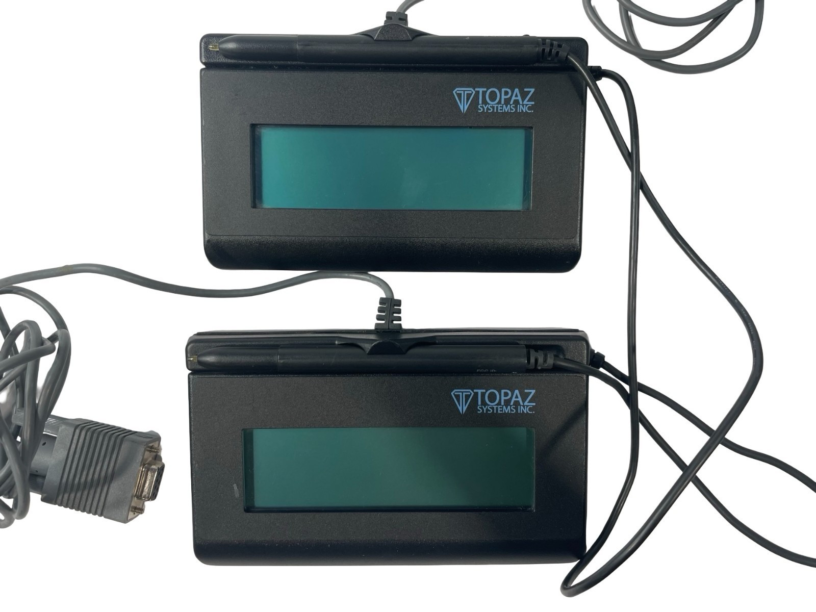 Lot of 2 TOPAZ SYSTEMS INC T-L462-B-R Electronic Signature Device Untested AS-IS
