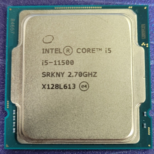 Intel Core i5-11500 11th Gen Desktop 2.70GHz CPU LGA1200 12MB SRKNY