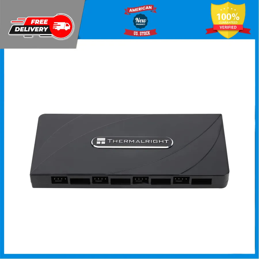 Thermalright 8 Port ARGB and PWM Fan Hub Controller SATA Power
