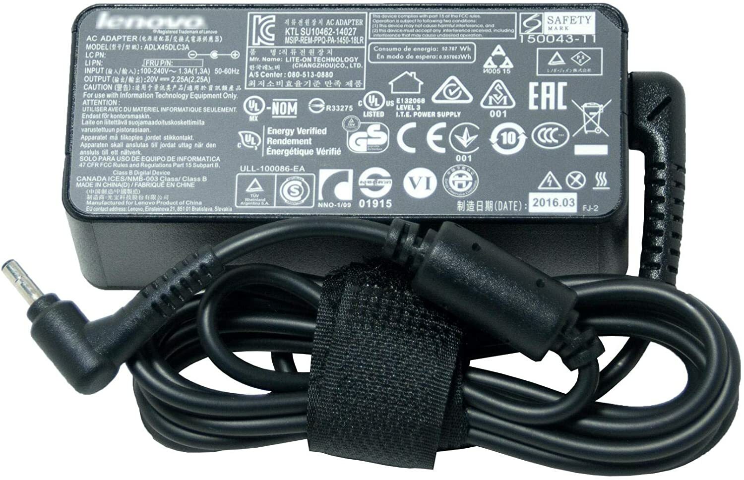 Computer Charger Lenovo N21 Chromebook WORKS PERFECT 