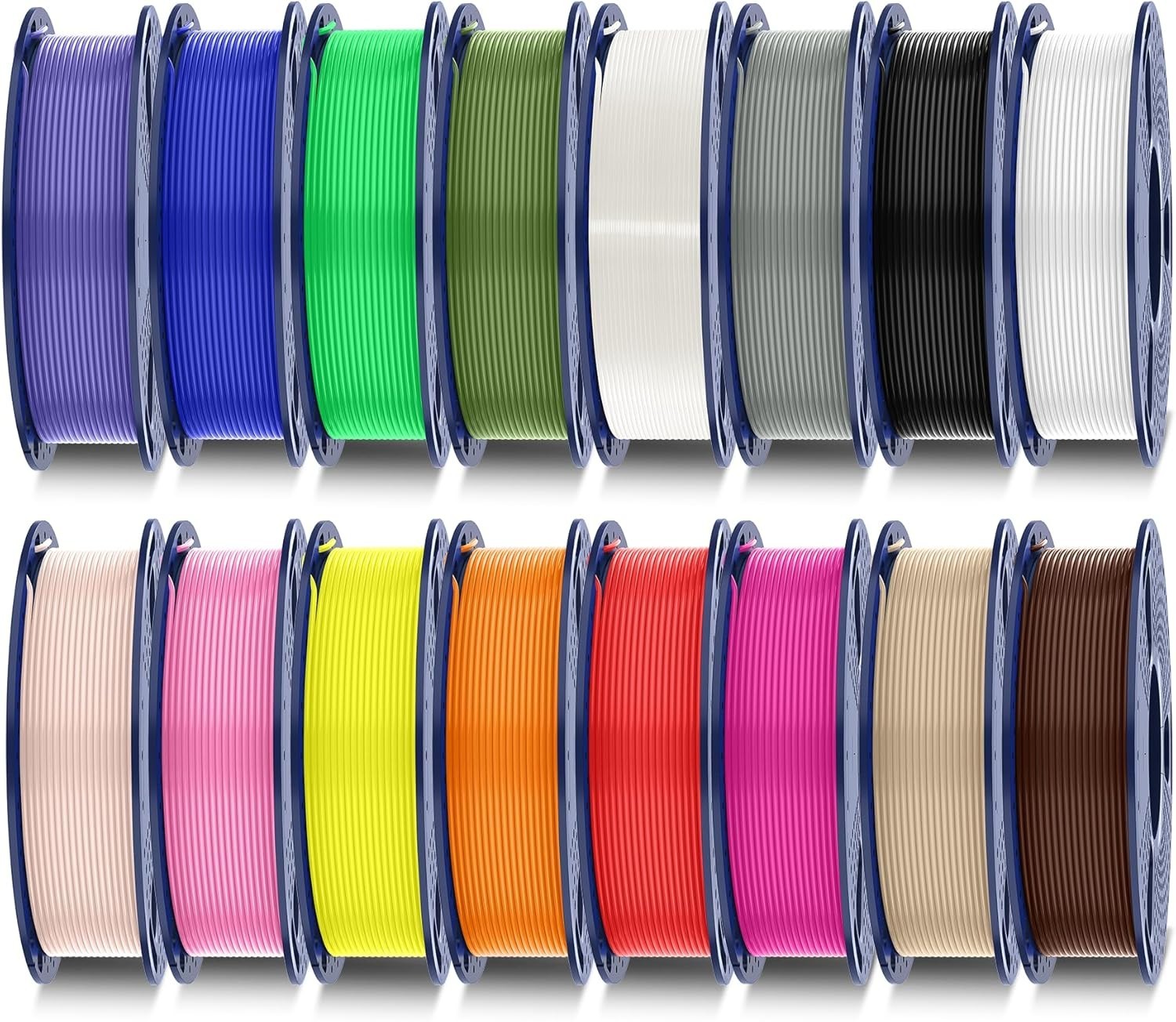 SUNLU 16 Color PLA Filament Bundle Multicolor 3D Printer 1.75mm Individually