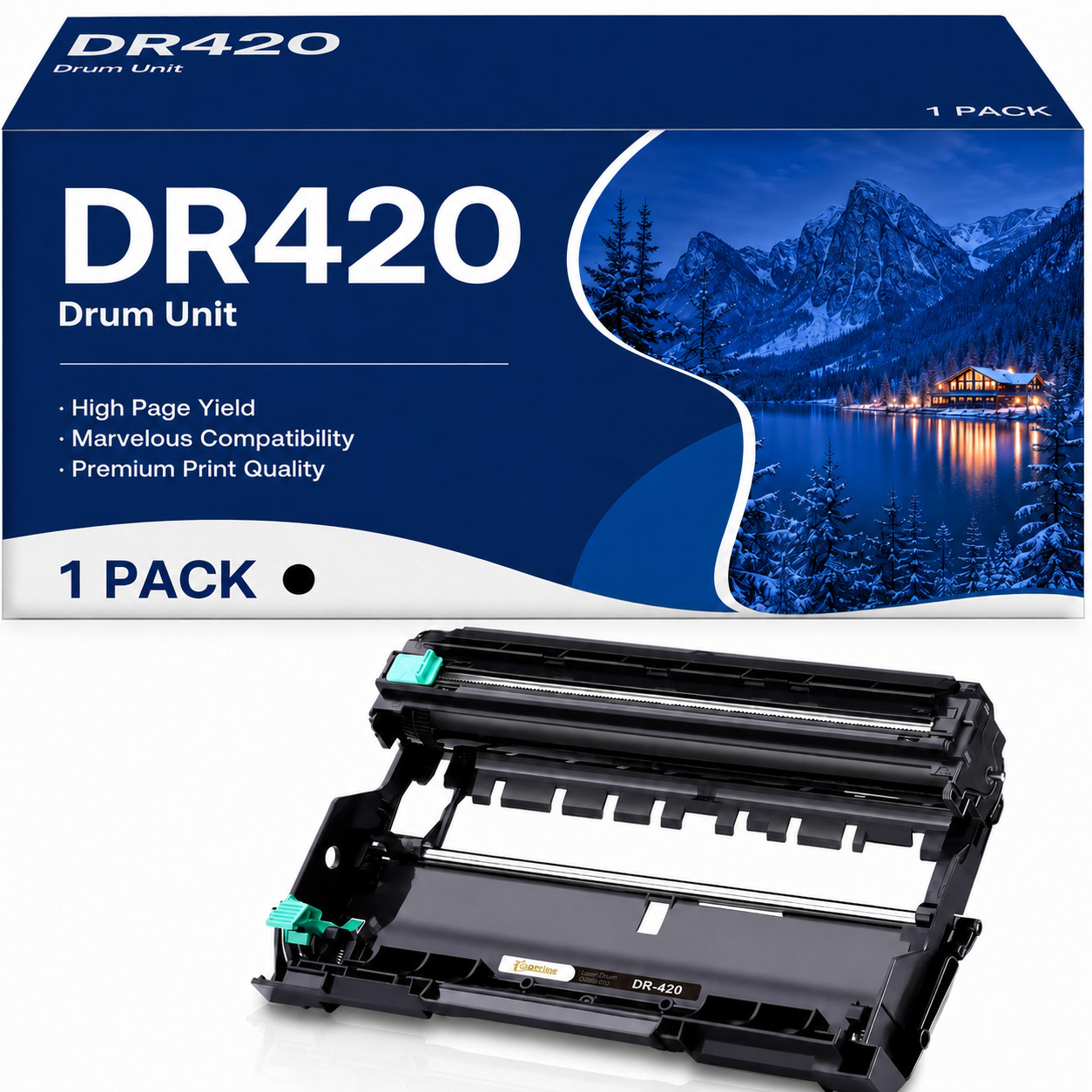 DR420 Drum Unit Compatible  Work with DCP-7065DN MFC-7360N MFC-7860DW HL-2270DW