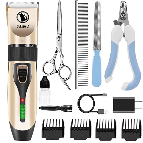 Pet Dog Cat Hair Remover Cutting Machine Kit Trimmer Clippers Electric Shaver