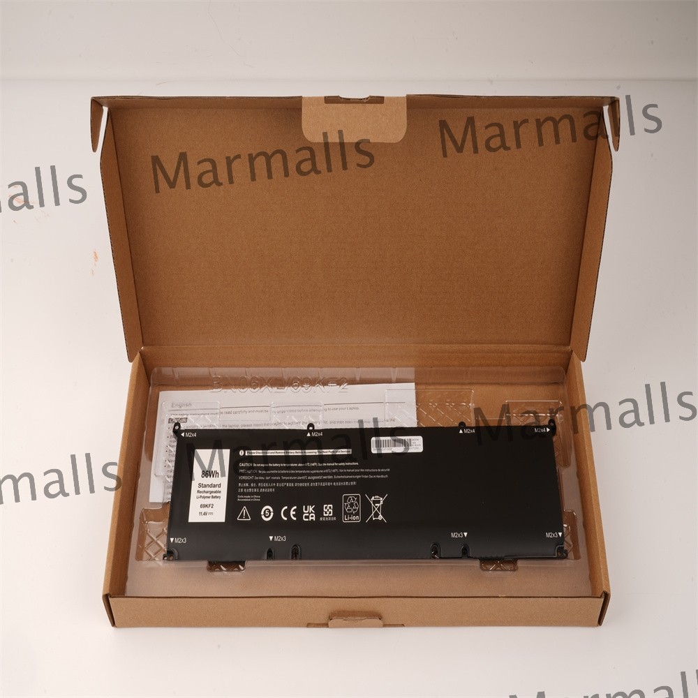 NEW OEM 86Wh 69KF2 Battery Dell XPS 15 9500 Precision 5550 M59JH M15 M17