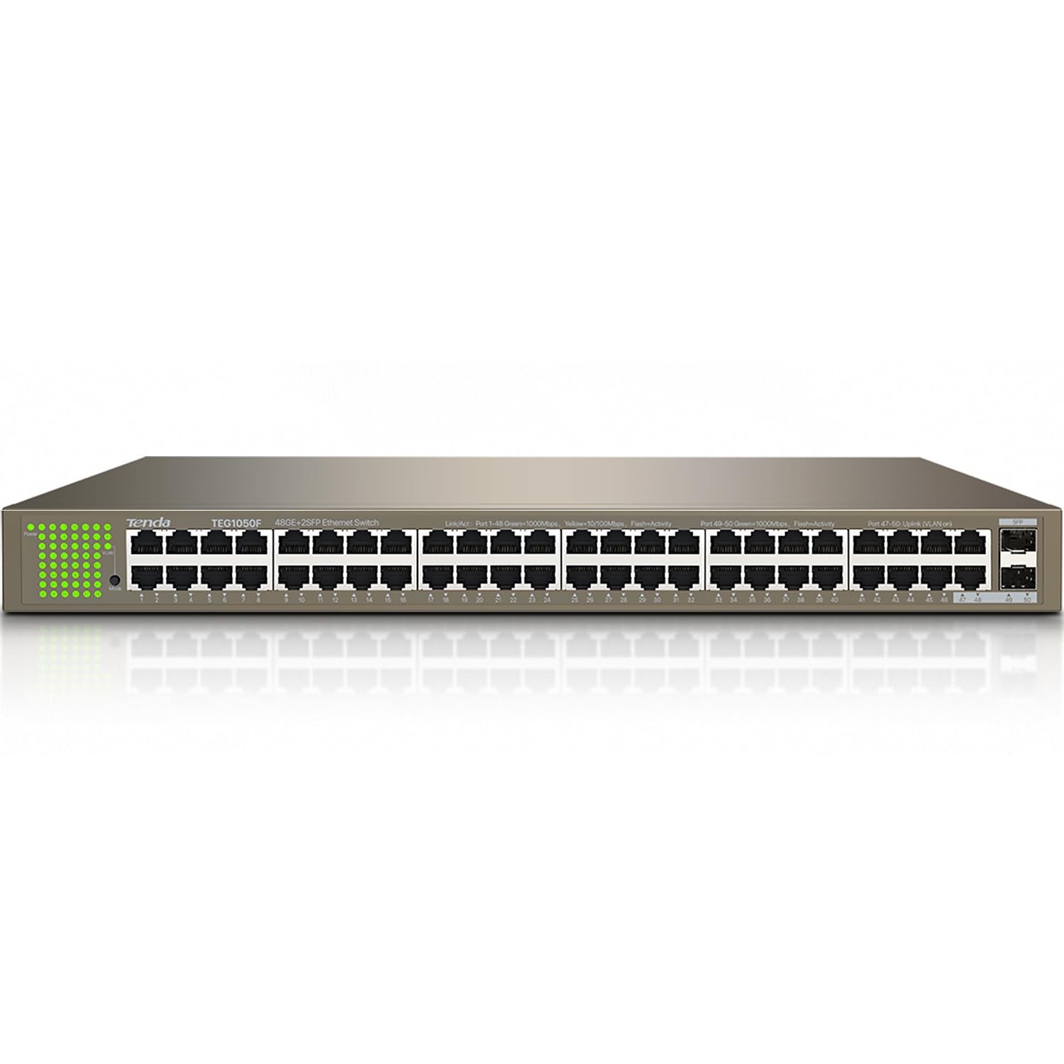 TEG1050F, 48 Port Gigabit Switch, Unmanaged Ethernet Switch with 48 Gigabit