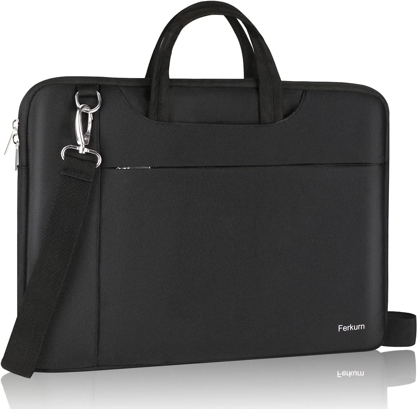 Ferkurn Laptop Bag 17 17.3 inch Women Men Computer Sleeve Case Waterproof Slim