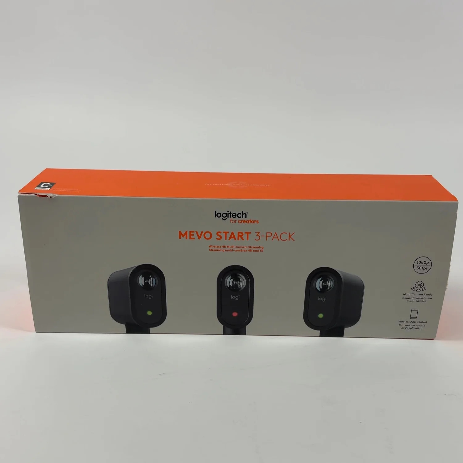 Logitech Mevo Start 3-Pack 1080p 30 fps Fixed Webcam