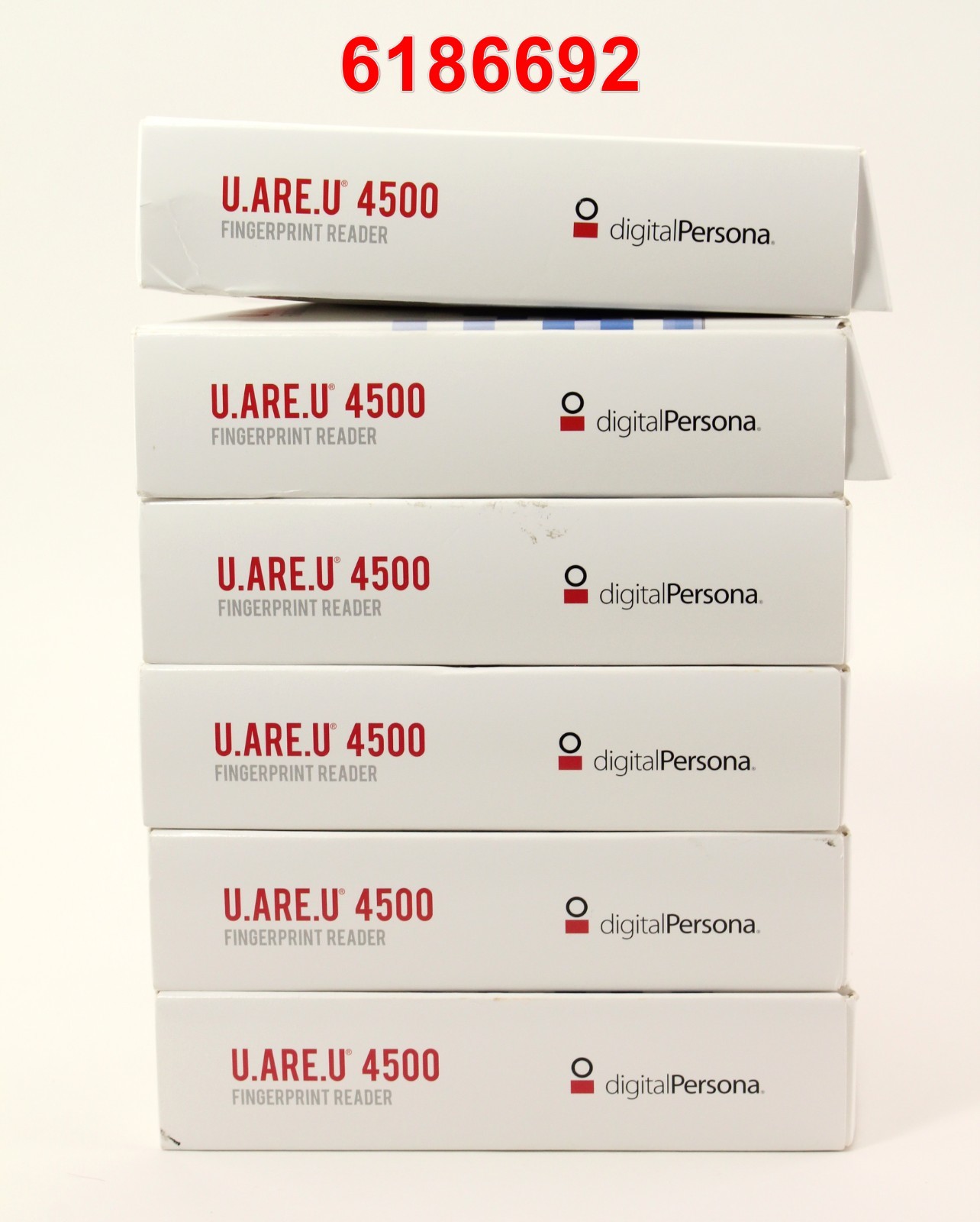 Lot of 6 Open Box Digital Persona U.are.U 4500 Fingerprint Reader USB