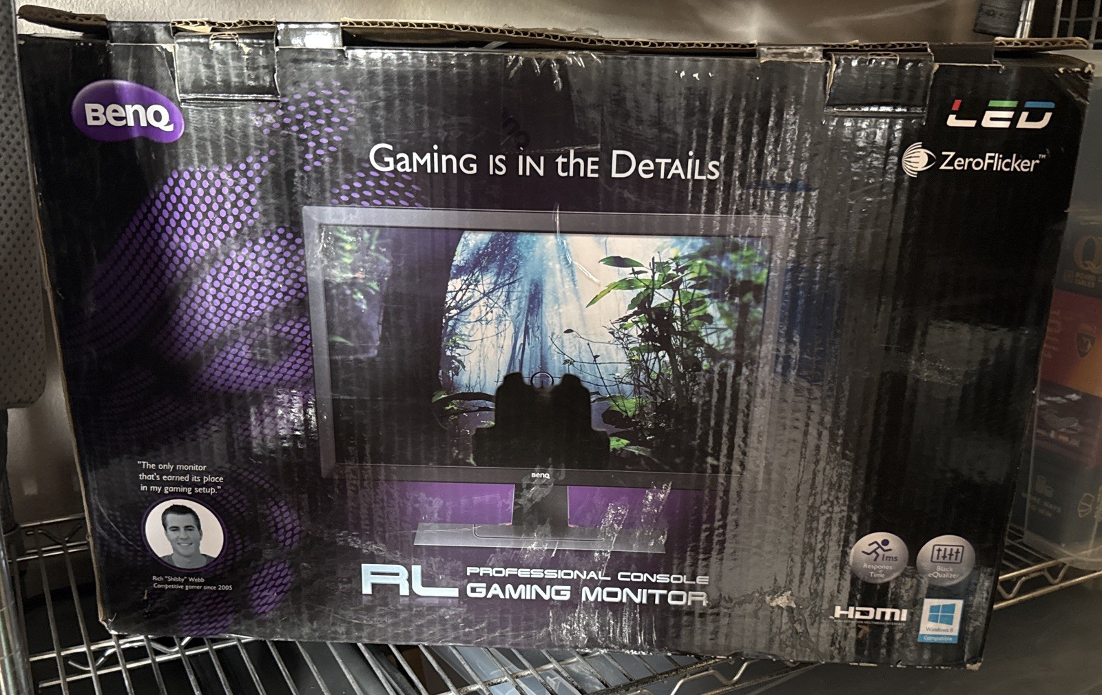 BenQ Pro Gaming 24” Widescreen Monitor RL2455HM LED LCD