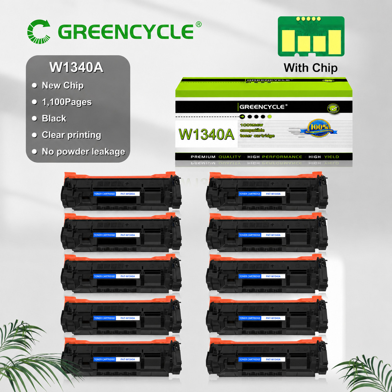 10PK 134A W1340A Compatible Toner Cartridge for HP M209dw M234dw M234sdn M234sdw