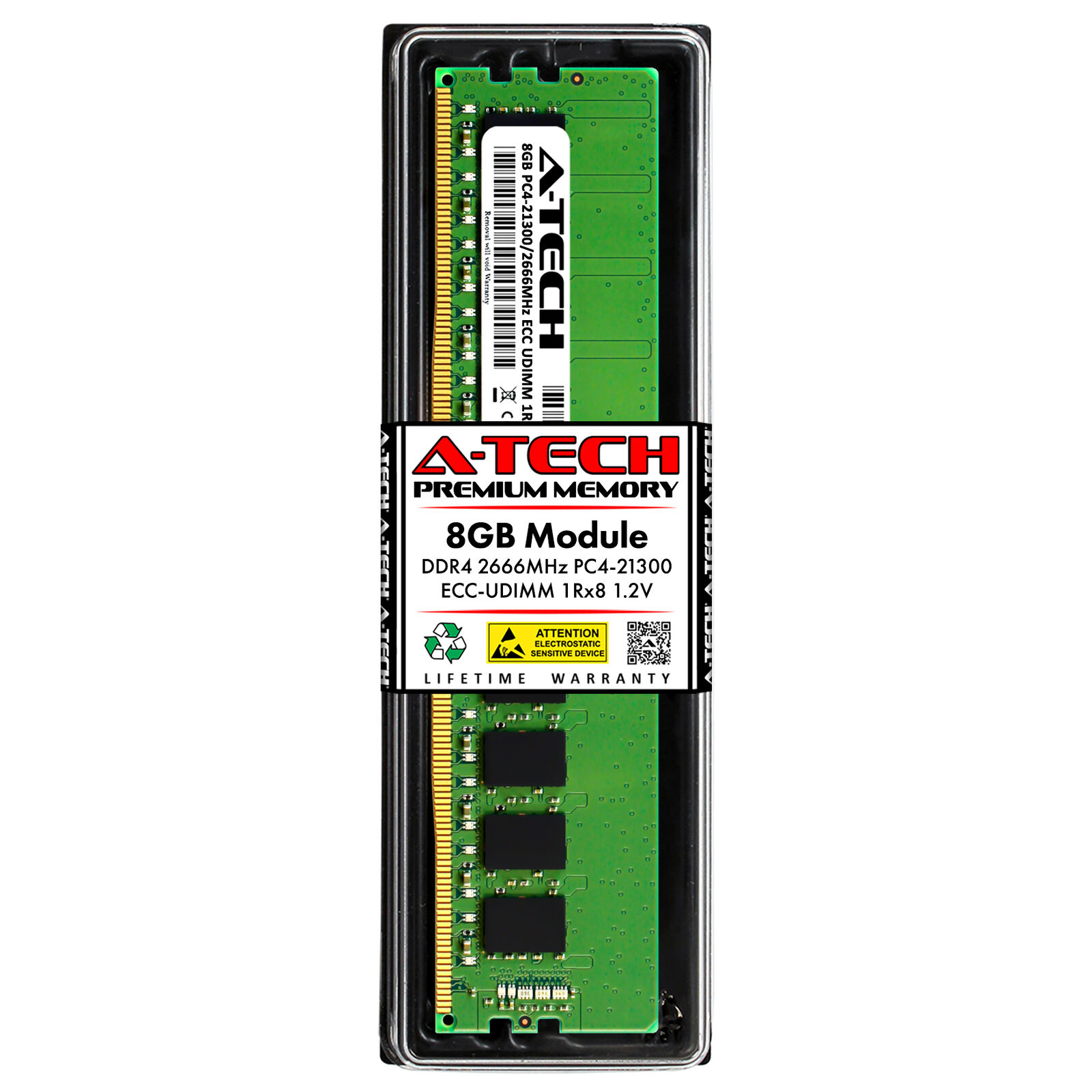 8GB PC4-21300 ECC UDIMM Memory RAM for Dell PowerEdge T40 (AA335287 Equivalent)