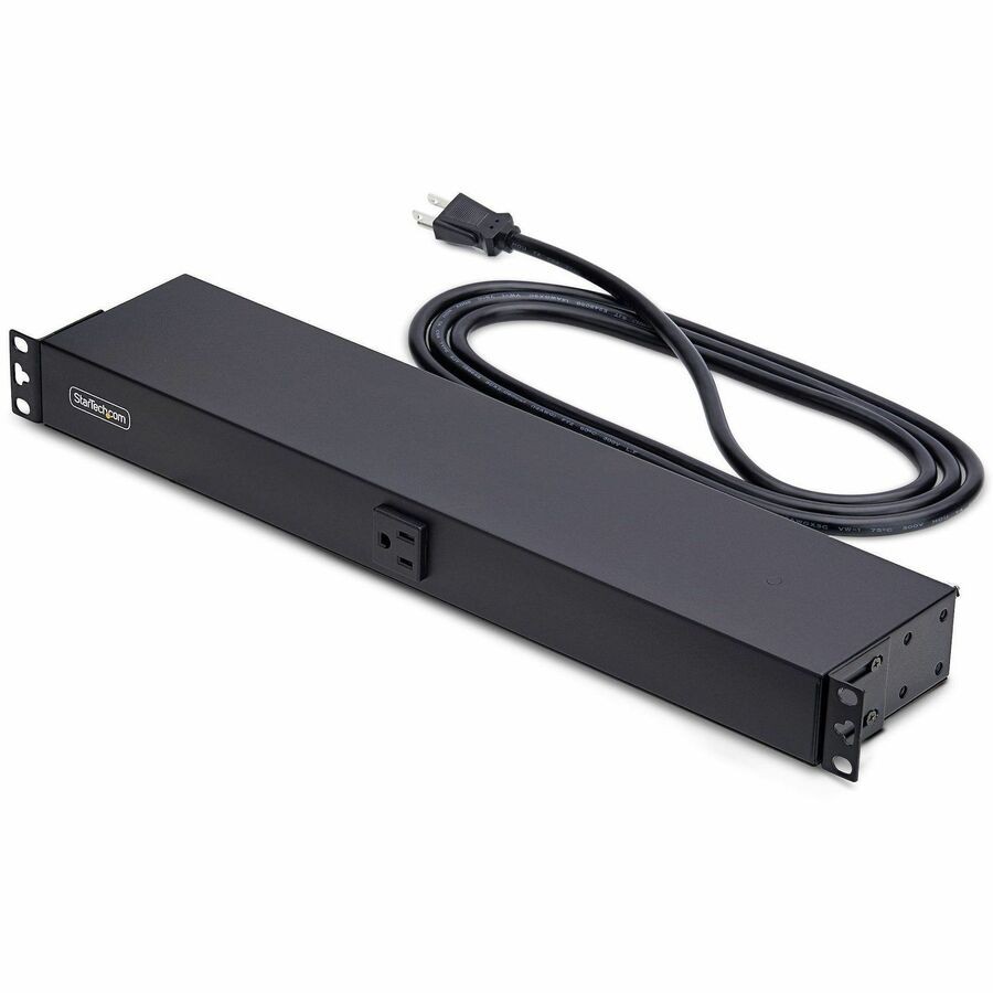 StarTech 13-Outlet Rackmount PDU 1U Server Power Strip 1x Front and 12x Rear