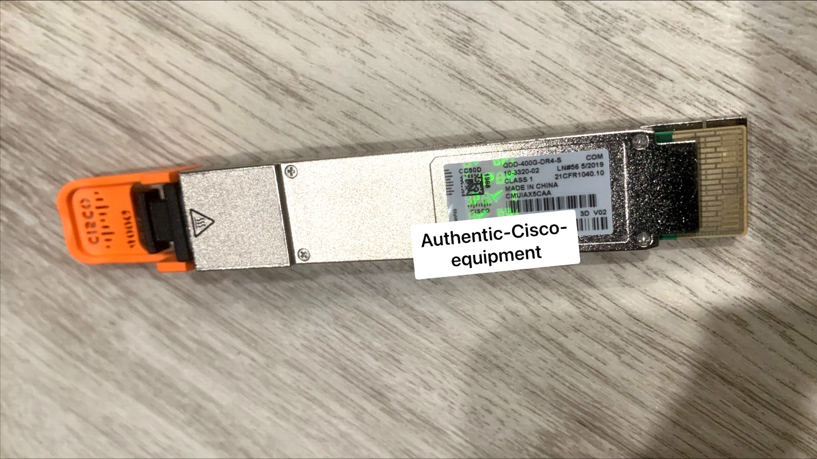 NEW NO BOX CISCO QDD-400G-DR4-S W/Hologram 10-3320-02