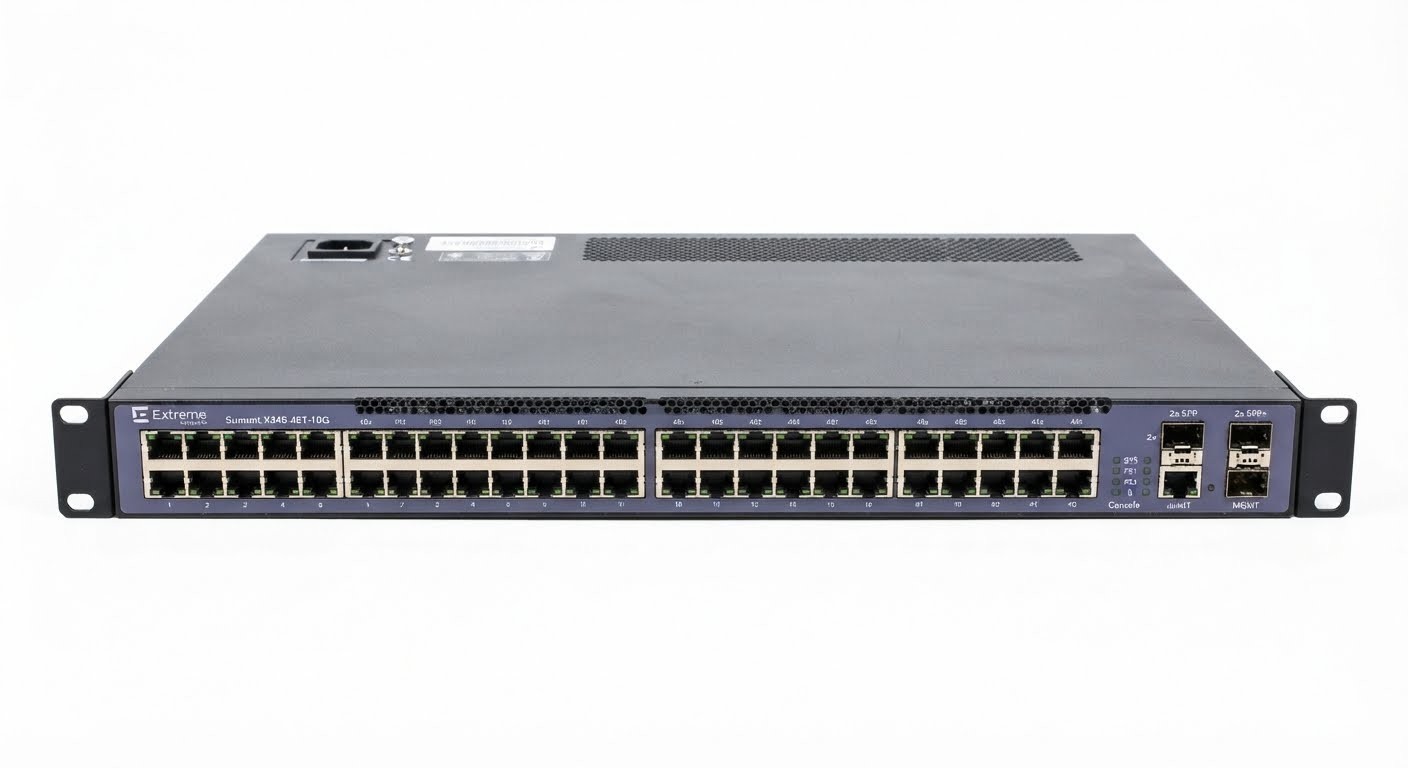 LO OF 2  Extreme Networks Summit X440-48t-10G 16509 48-Port Switch