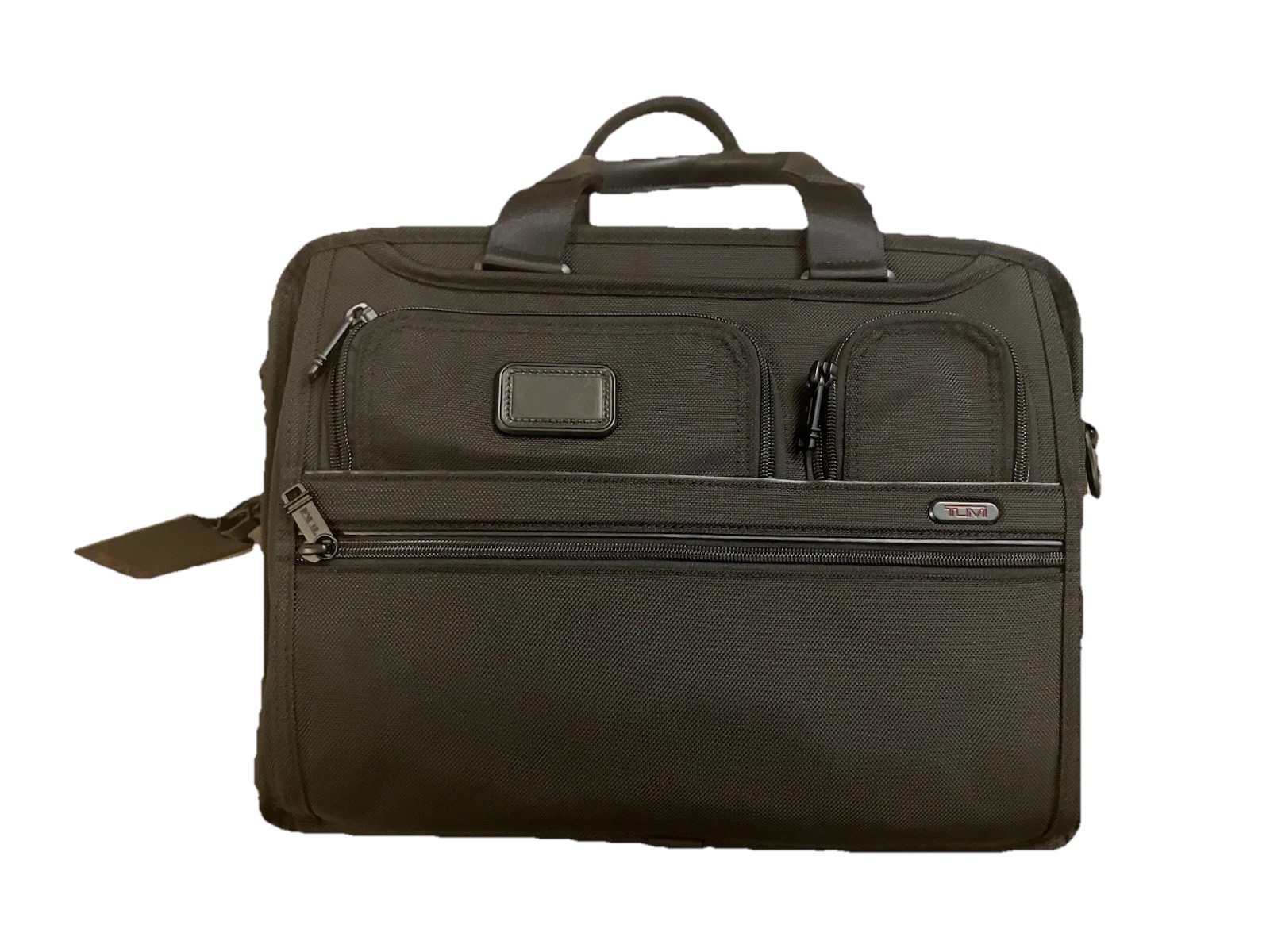 BRAND NEW TUMI ALPHA EXPANDABLE ORGANIZER LAPTOP BRIEF BAG BLACK -$225 Off 575