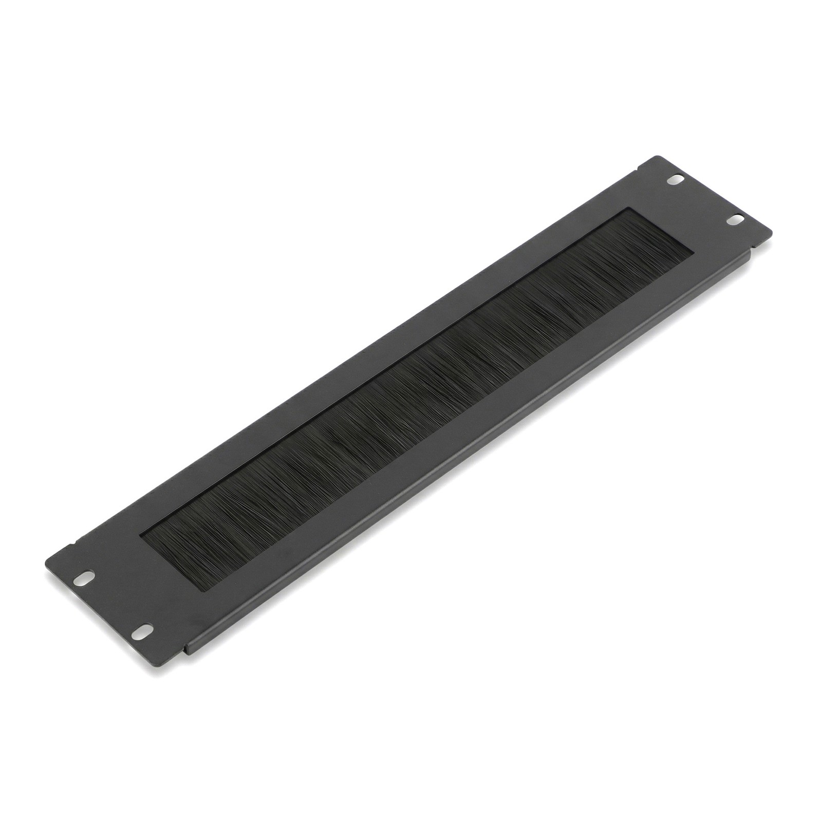 1/2 Pack Brush Cable Manager 2U 19 Inch Rack Mount Cable Management Panel