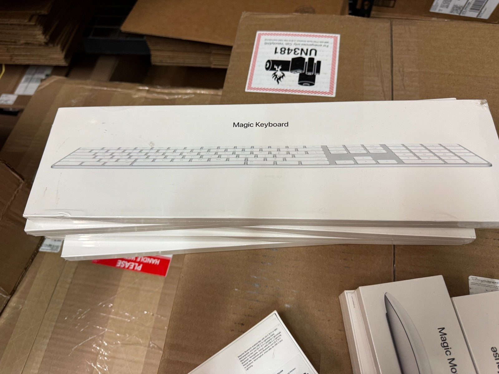 OB Apple Magic Keyboard with Numeric Keypad Silver MQ052LL/A Model A1843