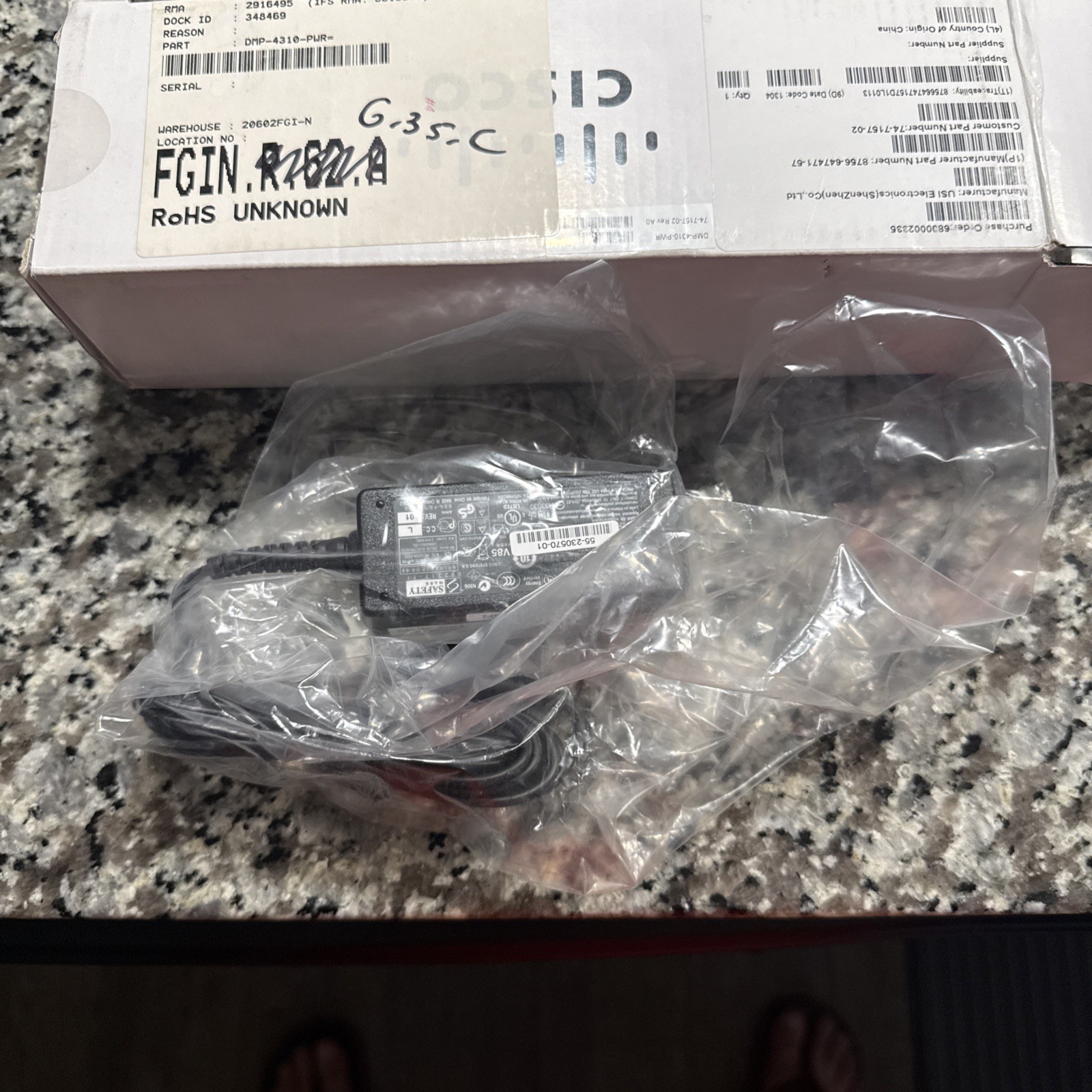 Cisco Power Supply DMP-4310-PWR Delta ADP-36CH 12V 3A - New in Box