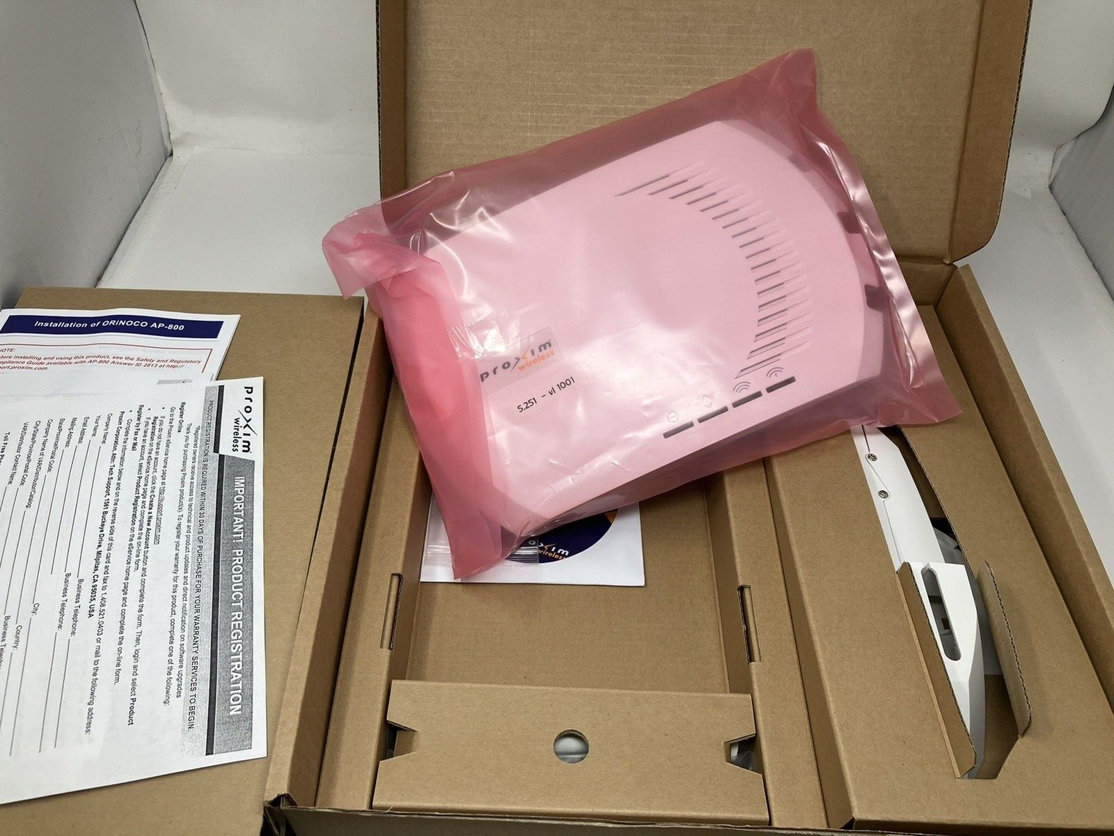 Proxim Orinoco 75934 PoE AP-800 US 802.11n Wireless Access Point 9411-US
