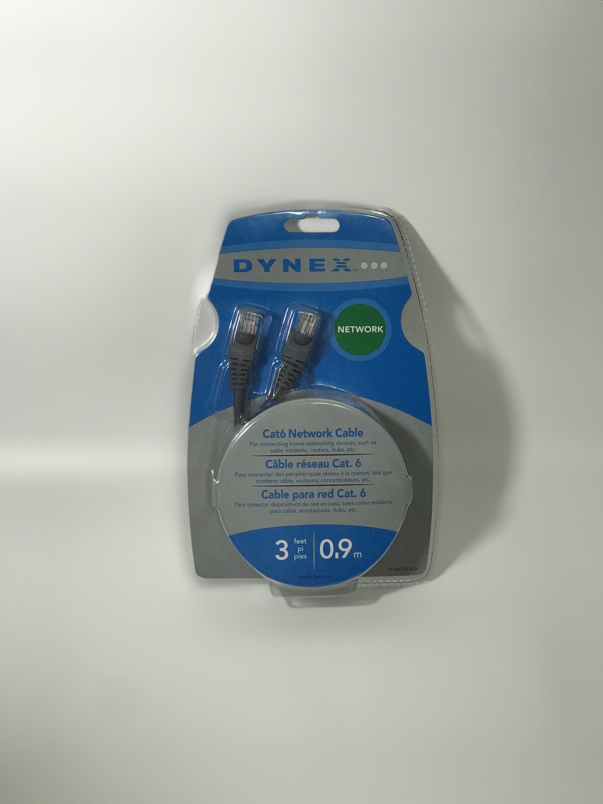 Dynex Cat6 Network Cable 3 Feet 0.9 MM BRAND NEW IN BOX SEALED ✅