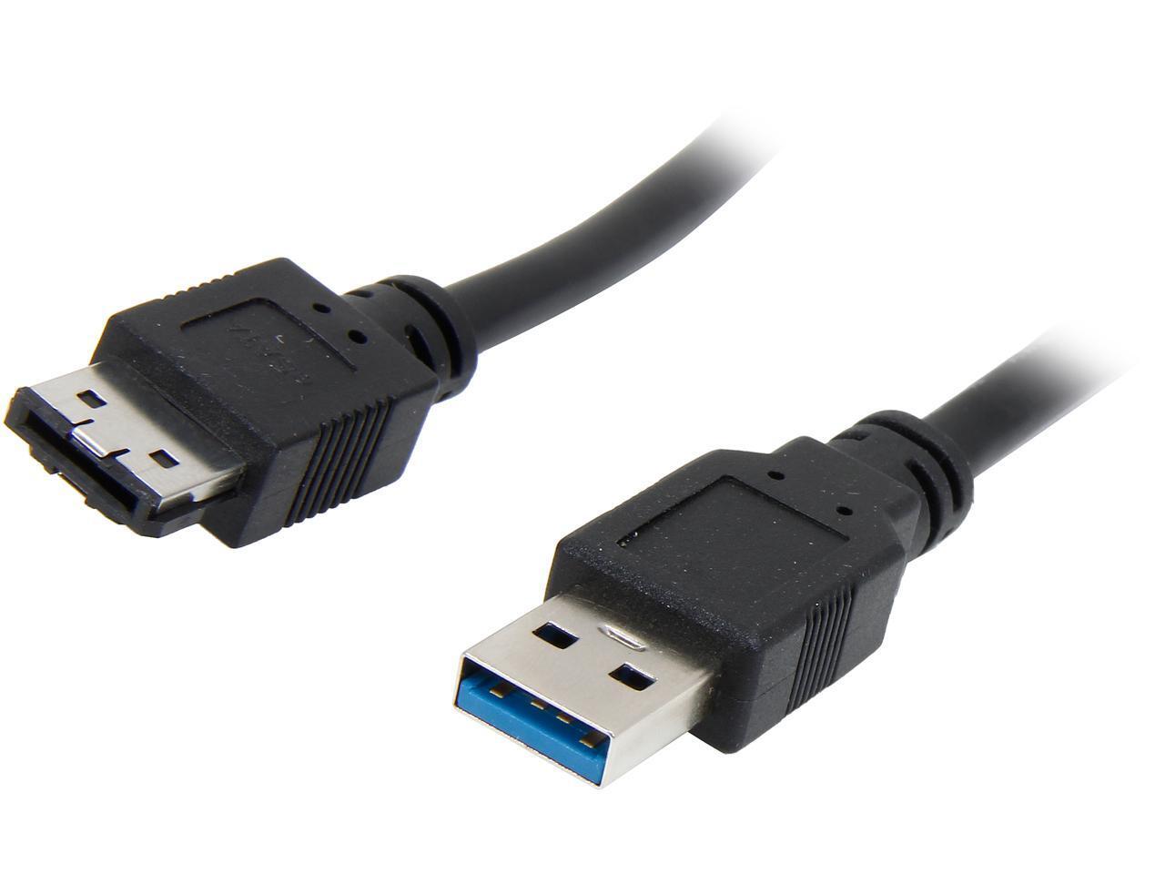 StarTech.com USB3S2ESATA3 Adapter Cable - 3ft eSATA Hard Drive to USB 3.0 Adapte