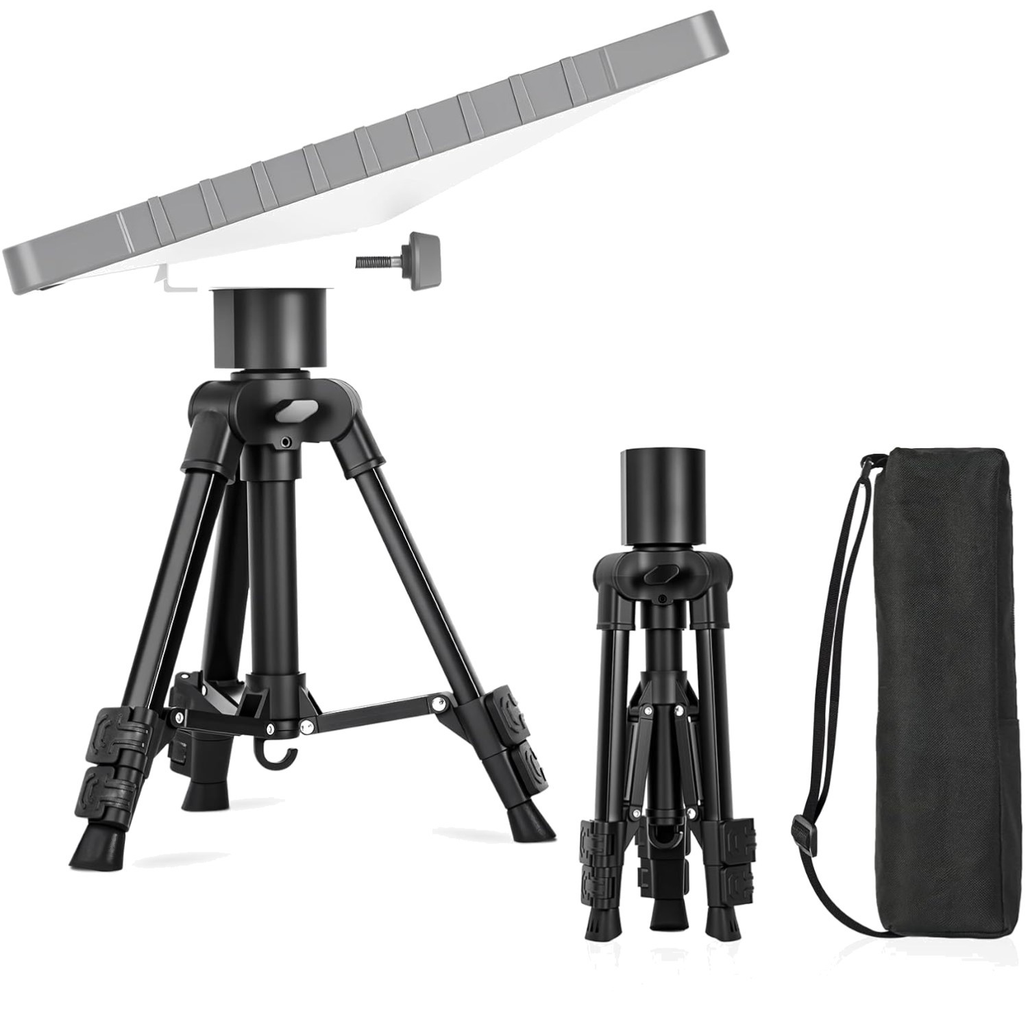 Complete Setup for Starlink Mini: Lightweight Tripod with Carry Bag & Adapter