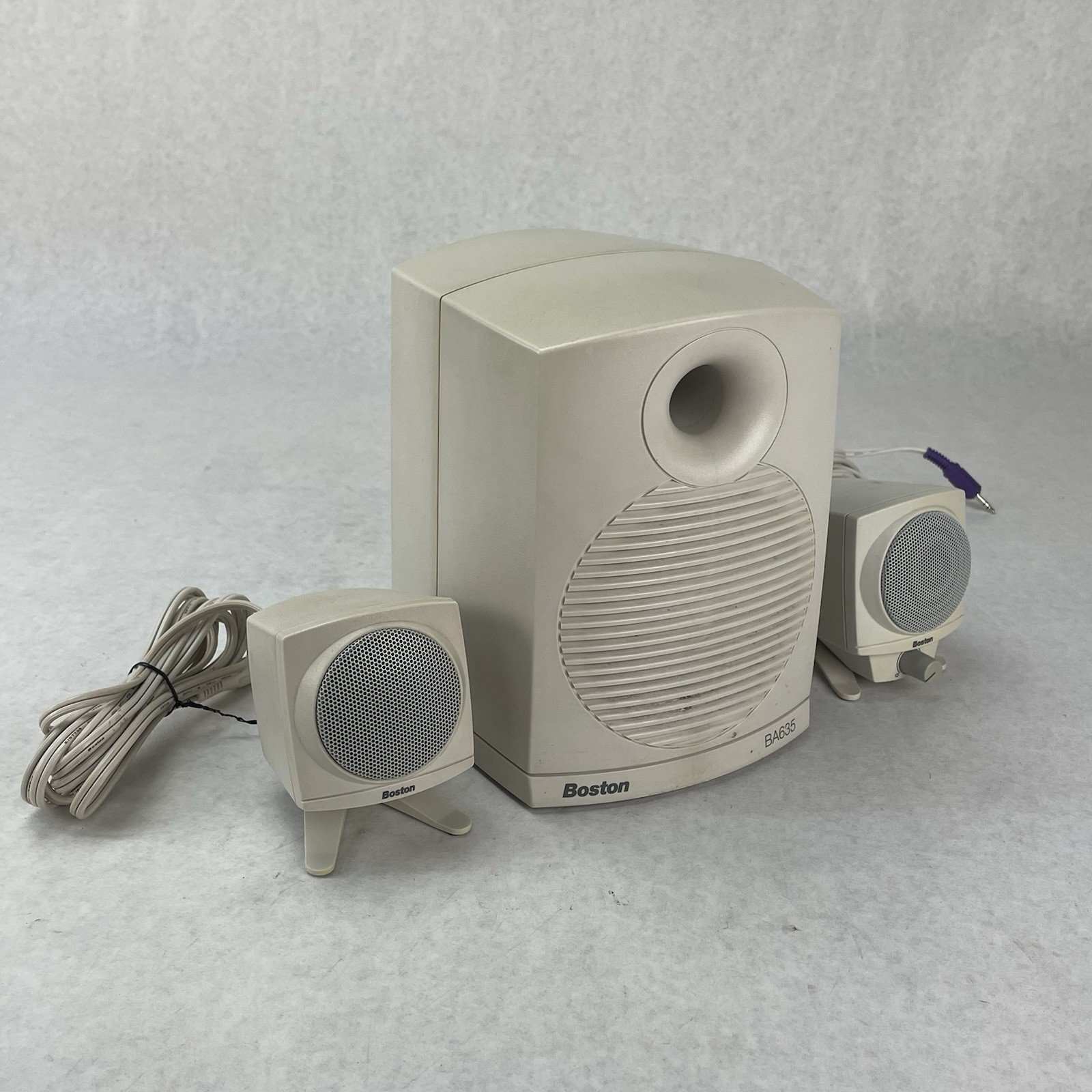 Boston Acoustics BA635 2.1 Speaker Tested With Power Cord