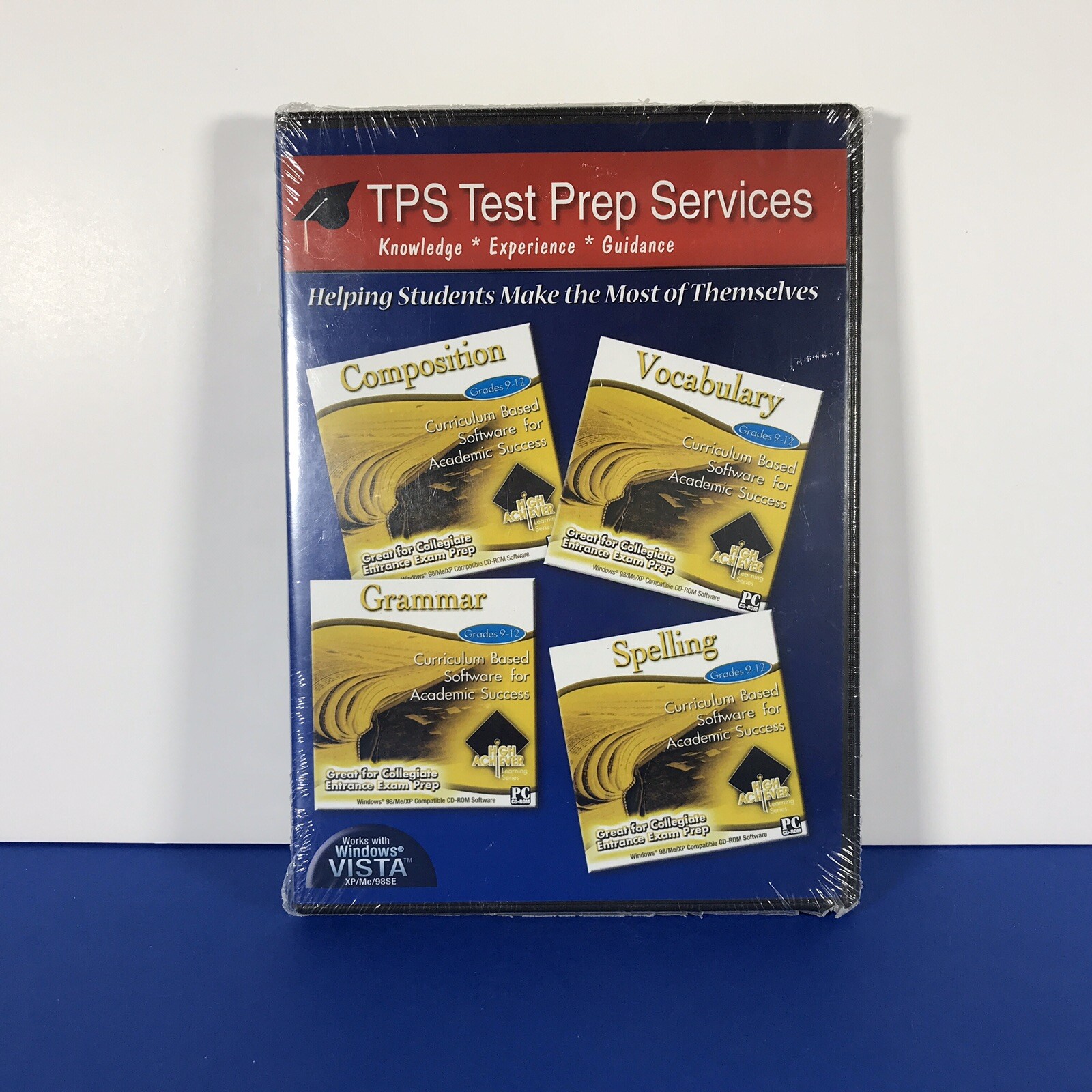 TPS Test Prep Composition Vocabulary Grammar Spelling Windows High School 