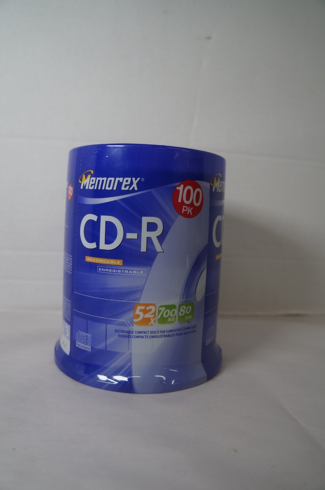 Factory Sealed Memorex CD-R 52x 700MB 80-minute 100 Pack-New