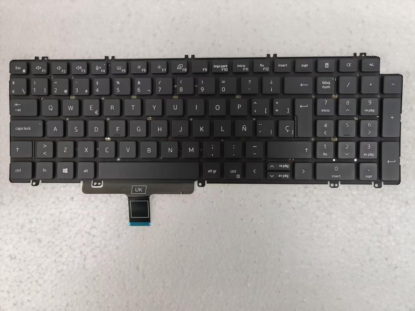 Spanish backlit keyboard for Dell Latitude 3540 E3540 5520 5521 5530 5531 5540 