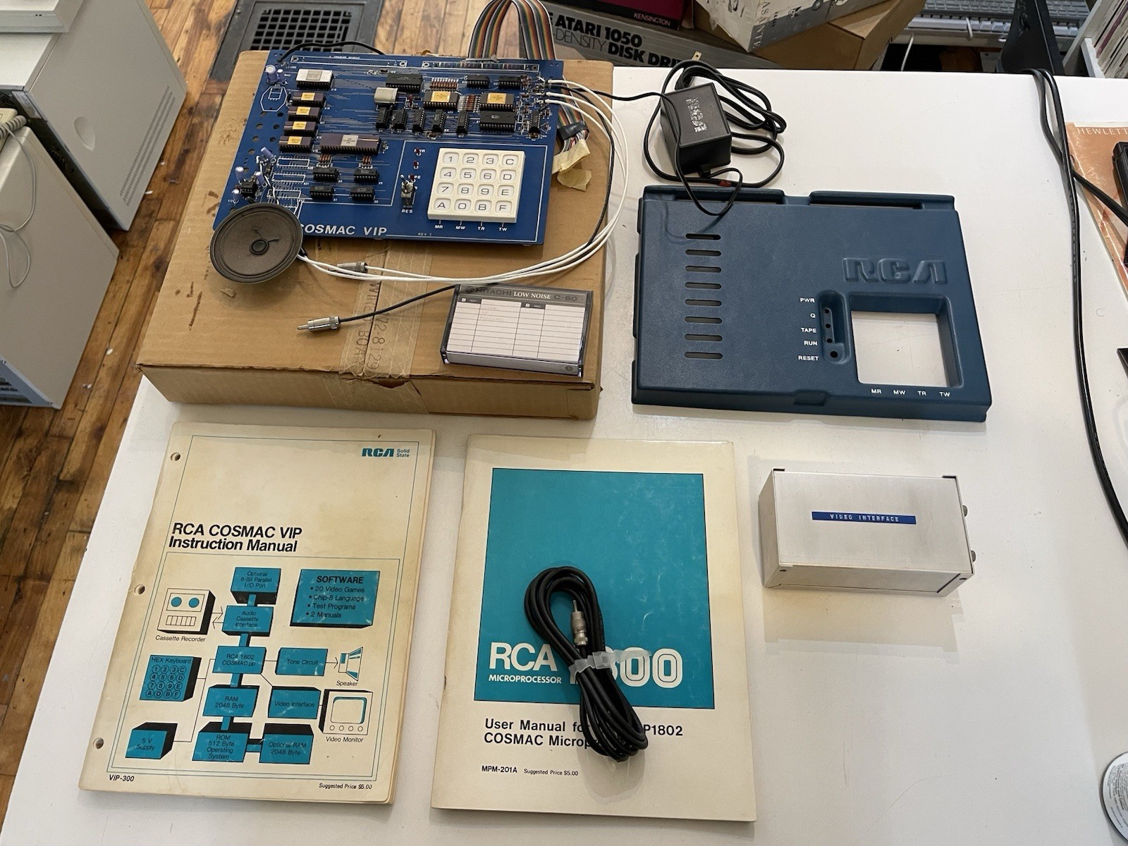 Rare 1970’s RCA Cosmac VIP Single Board Computer with Box Manuals and Extras