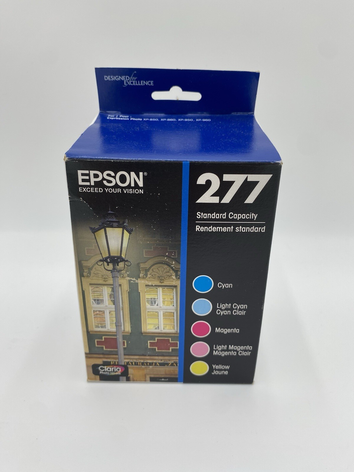 Epson 277 Standard Capacity 5 Color Ink Set Brand New, Sealed