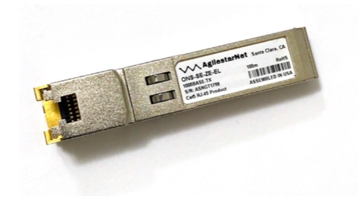 Cisco ONS-SE-ZE-EL compatible 1000BASE-TX SFP-T 10/100/1000 Copper RJ45 100m 