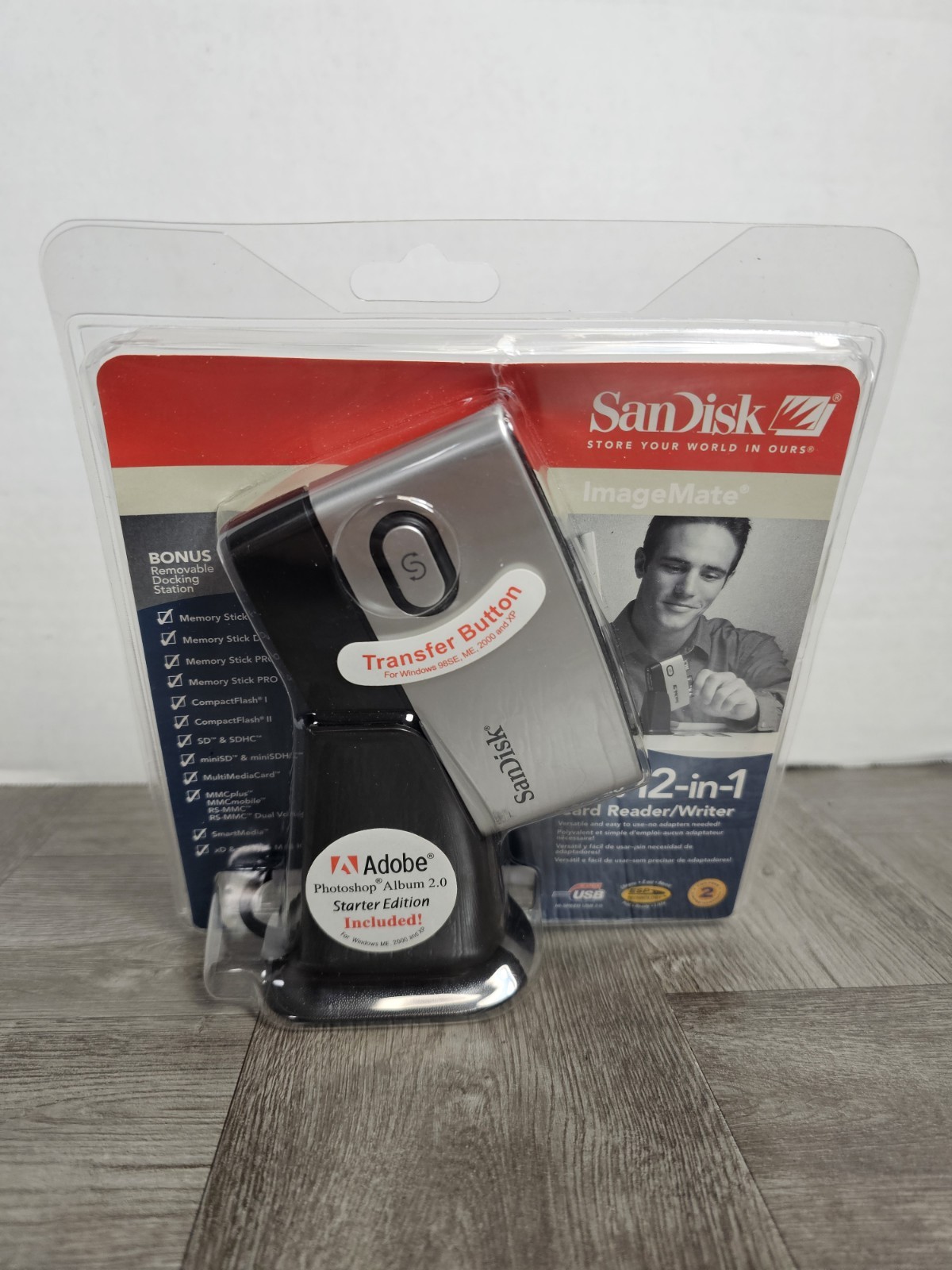 SanDisk ImageMate SDDR-89 12-in-1 USB 2.0 Flash Memory Card Reader ~ New