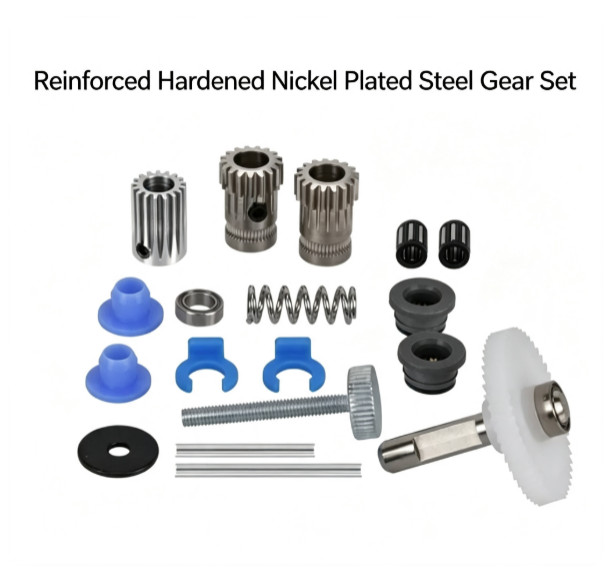 Hardened Nickel Plated Steel BMG Extruder Gear Kit For Voron