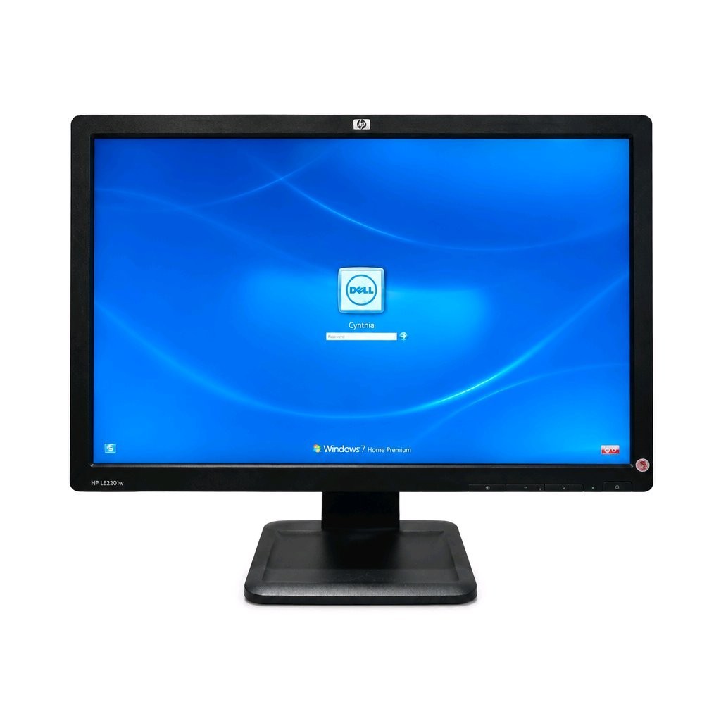 HP LE2201W 22" Widescreen 1680x1050 @ 60Hz LCD. Tested And Fully Functional 