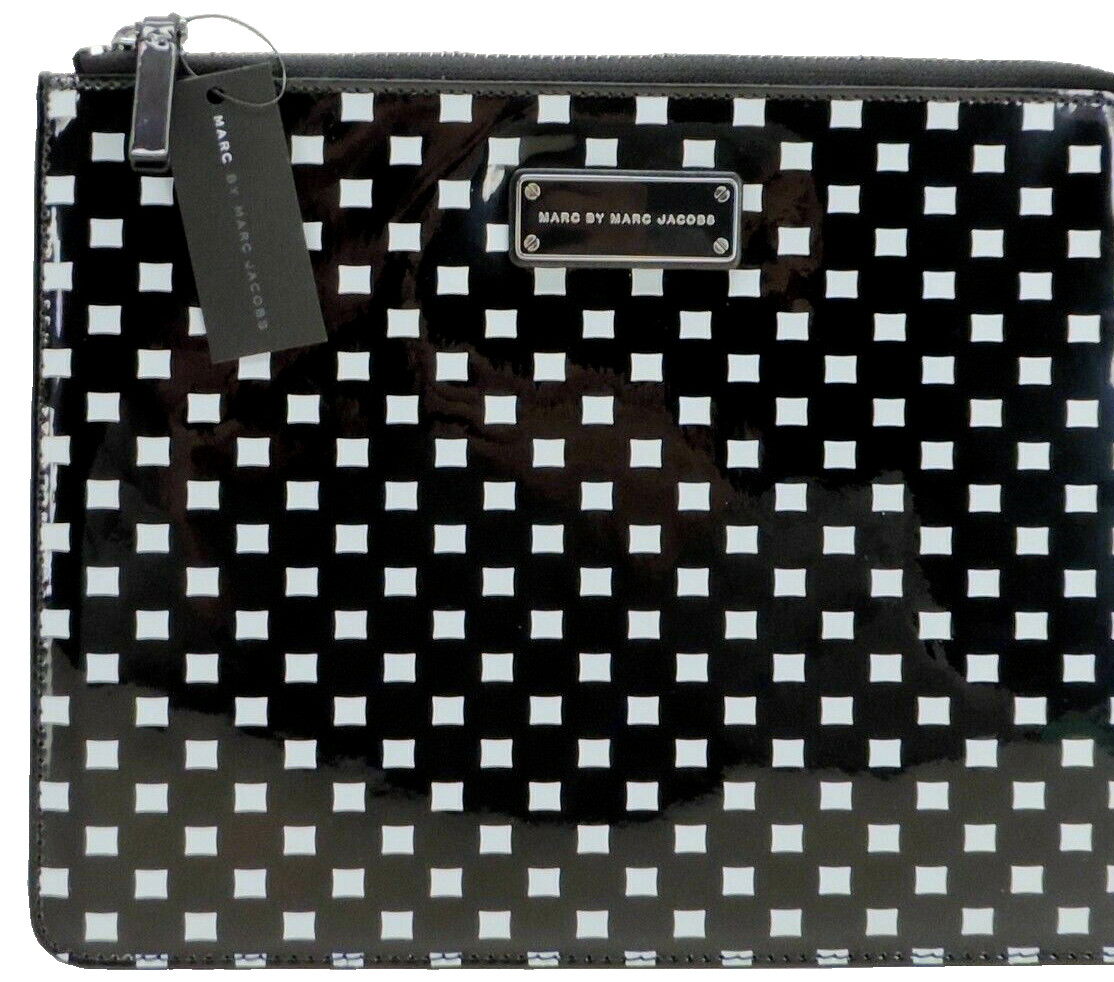 Marc by Marc Jacobs Zip Tablet Case Black White New NWT